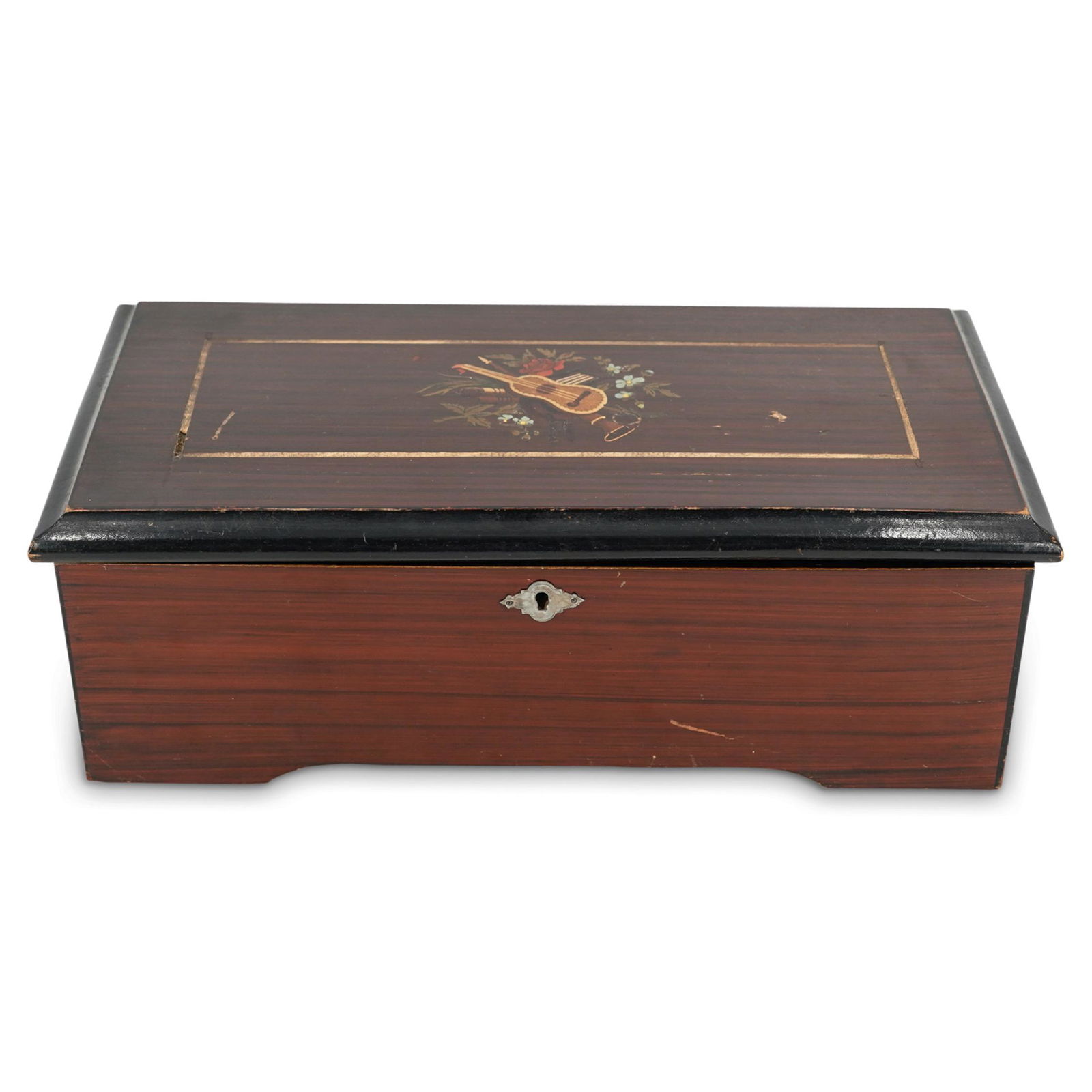 Antique Eight Airs Wooden Cylinder Music Box (1 of 11)