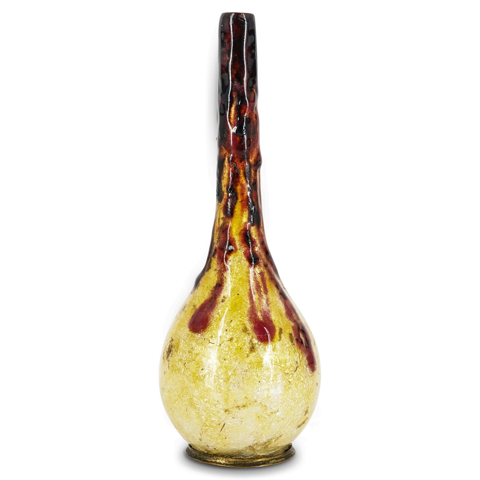 Antique French Signed Enameled Vase (1 of 5)