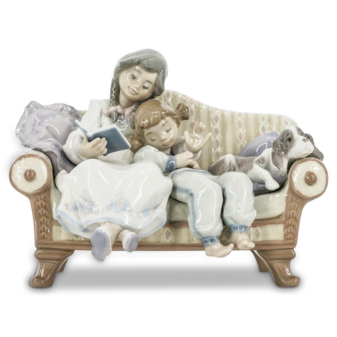 Lladro "Children's Story" Porcelain Grouping (1 of 6)