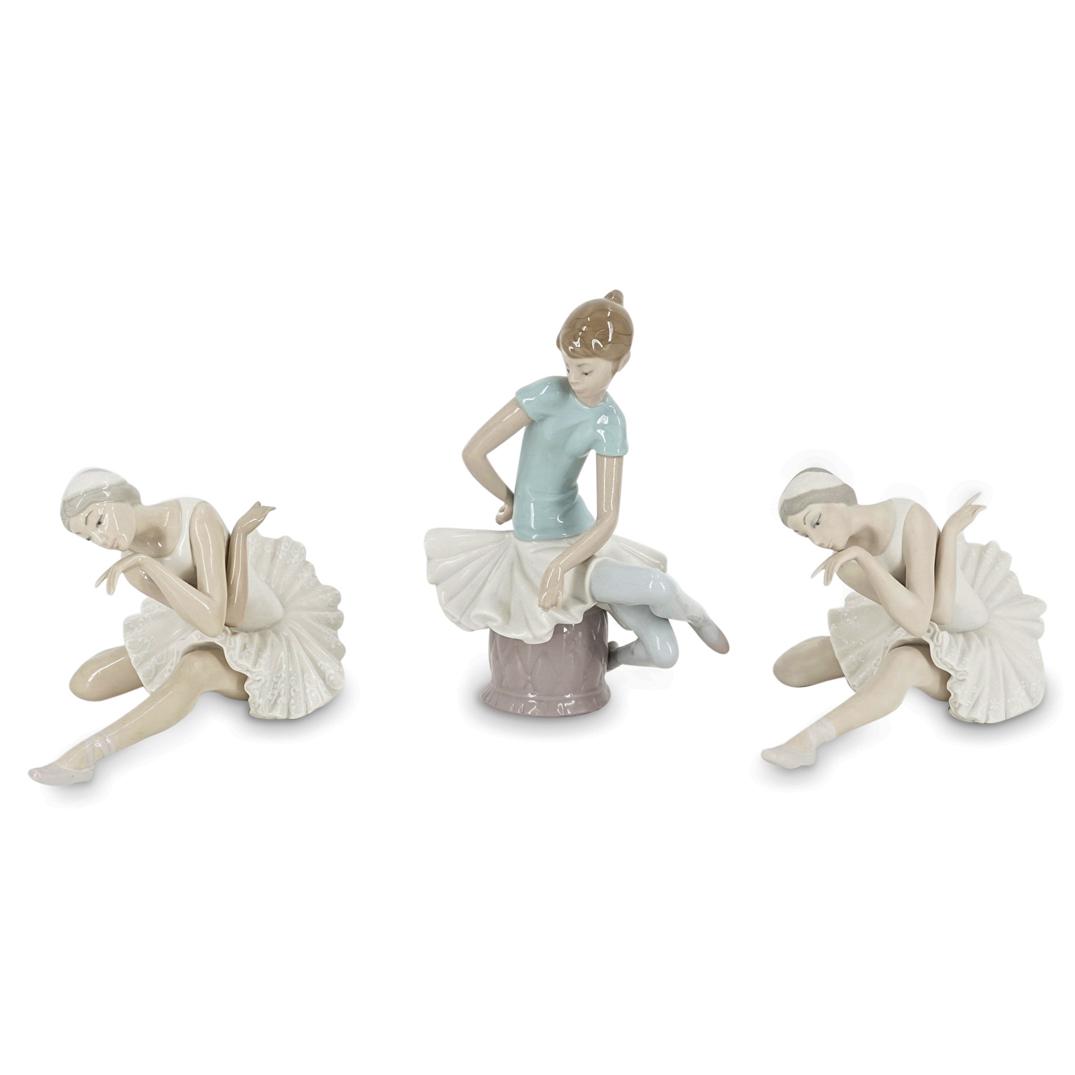 (3 Pc) Lladro "The Death Of The Swan" and "Ballet (1 of 14)