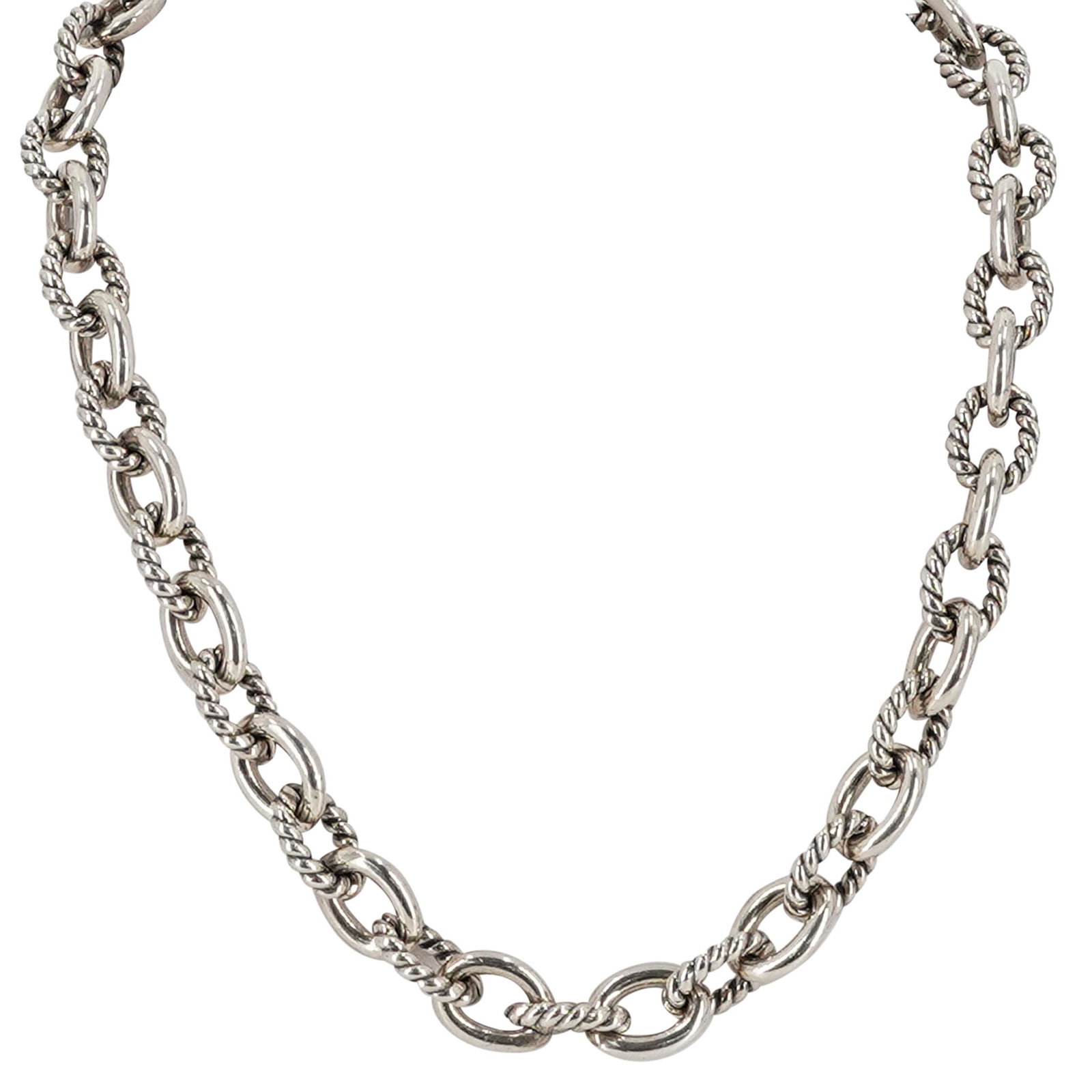 Carolyn Pollack Sterling Silver Chain Link Necklace (1 of 4)