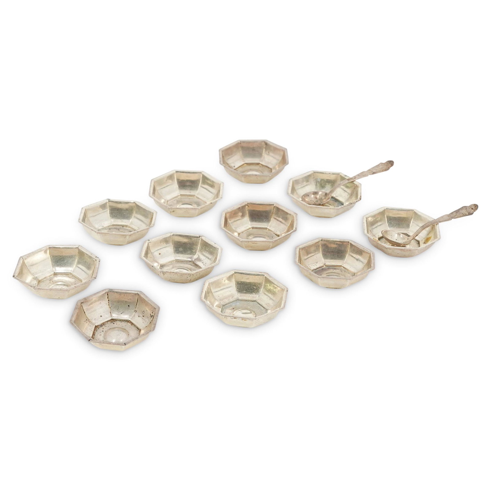 (13 Pc) Elgin Silversmiths Company Sterling Silver Salt (1 of 9)