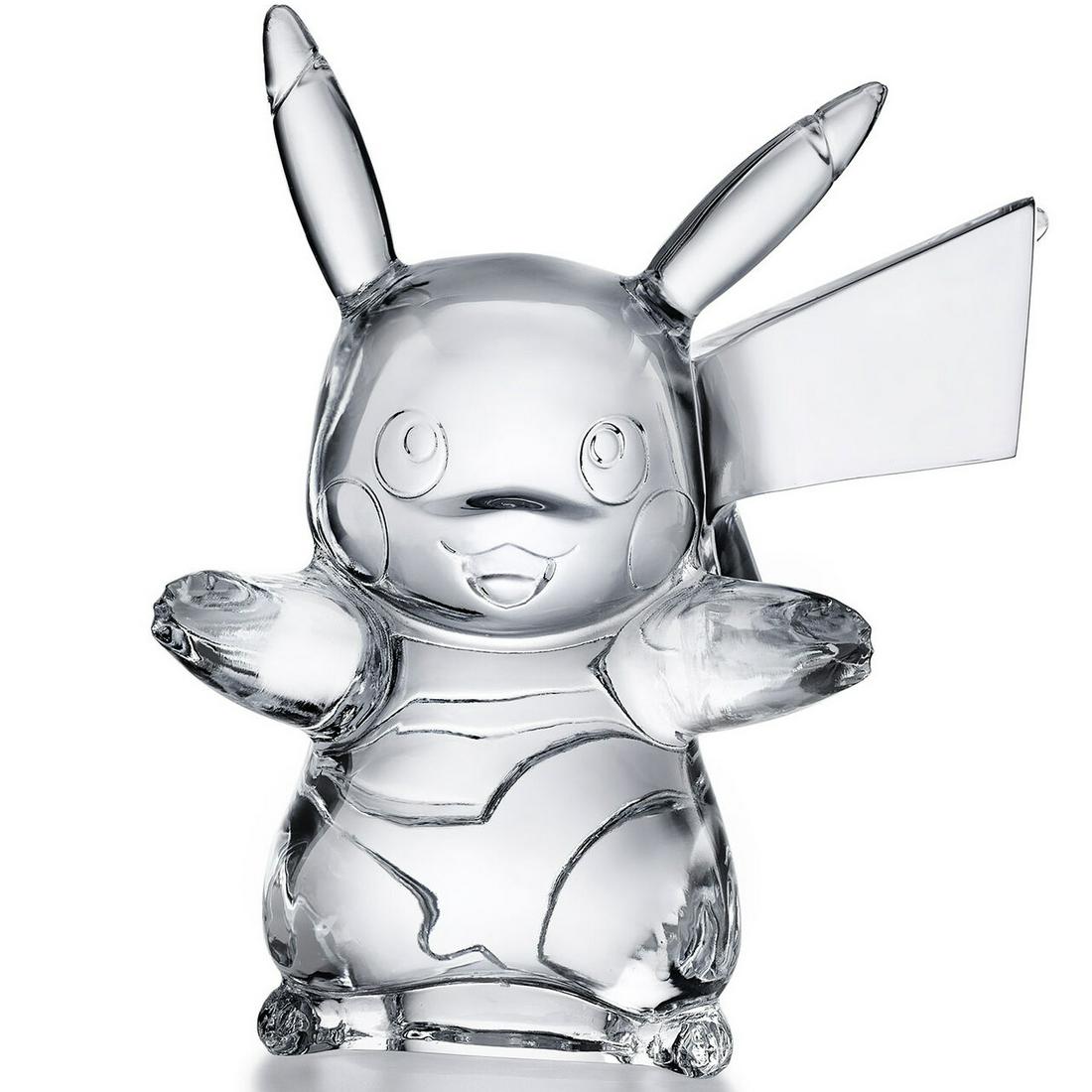 Baccarat ポケモン ピカチュウ クリスタルフィギュア バカラ「ポケモン」ピカチュウのクリスタルガラスオブジェ、藤原