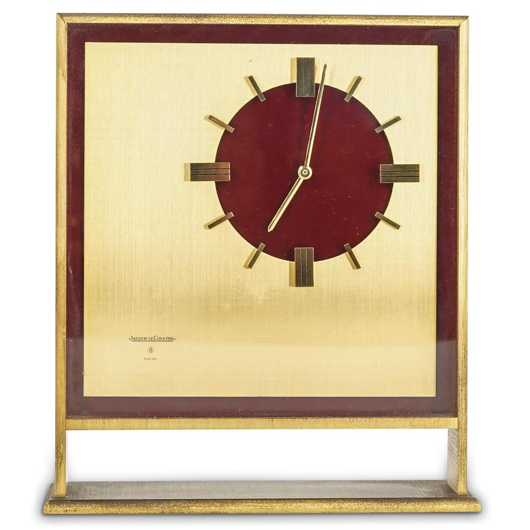 Vintage Jaeger Lecoultre Brass Clock (1 of 7)