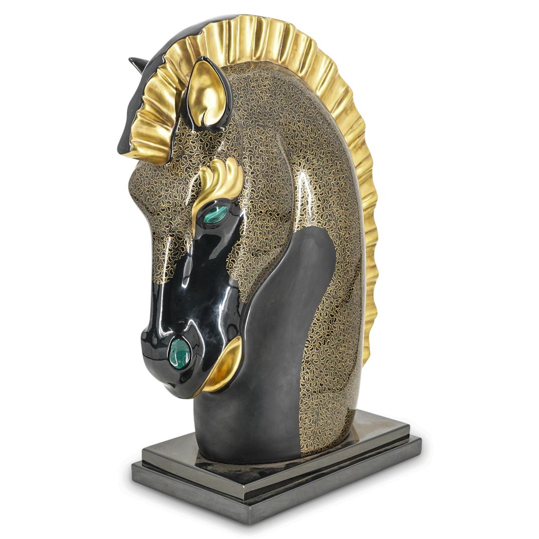 Manifattura Artistica Le Porcellane Italian Horse Bust (1 of 11)