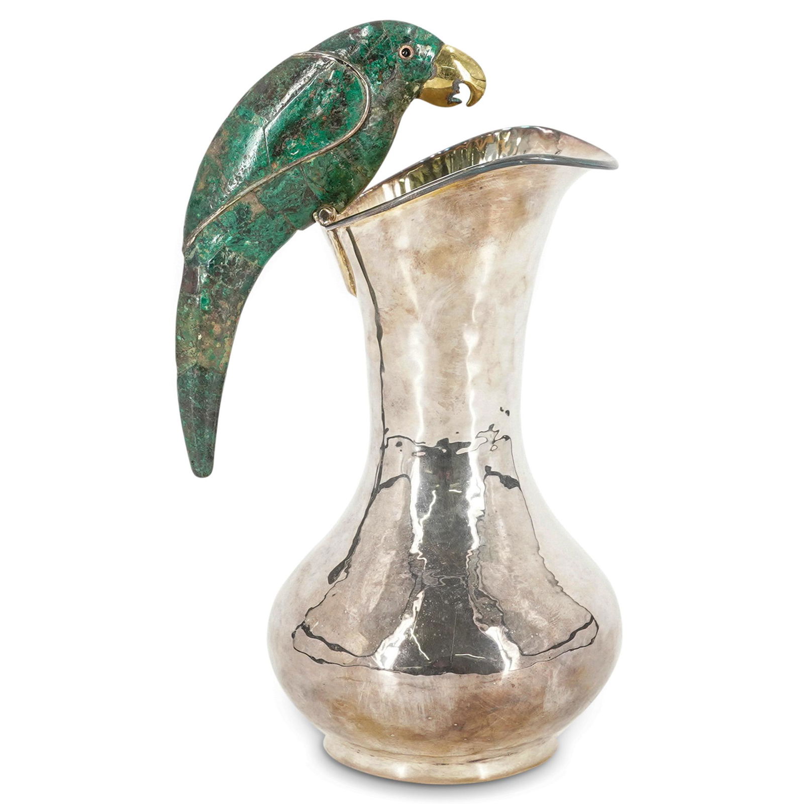 Los Castillo Silver Plate Bird Pitcher (1 of 8)