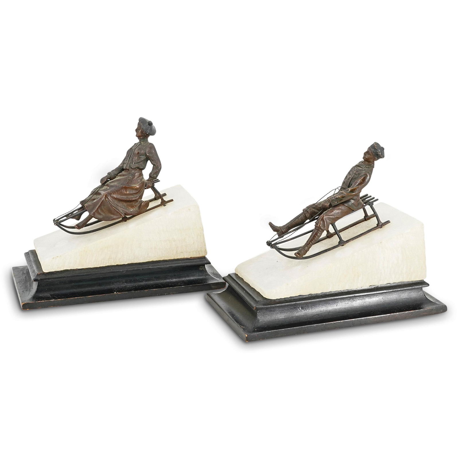 (2 Pc) After R. Kirchner (Austrian, c.1910) Bronze (1 of 8)