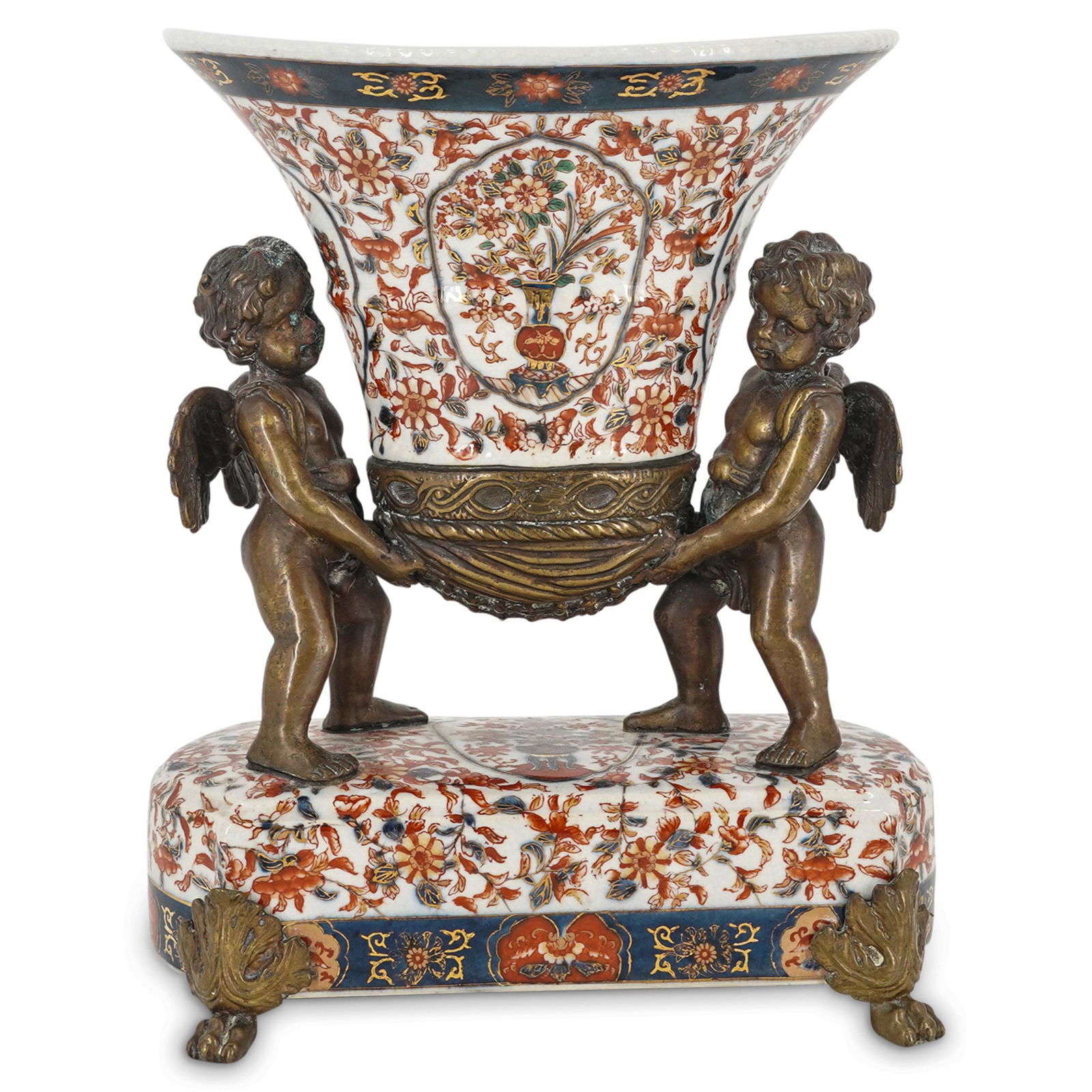 William Lowe Bronze Mounted Porcelain Centerpiece (1 of 9)