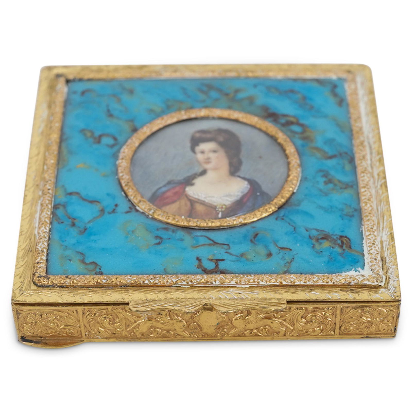 Antique Italian Portrait Compact Case (1 of 4)