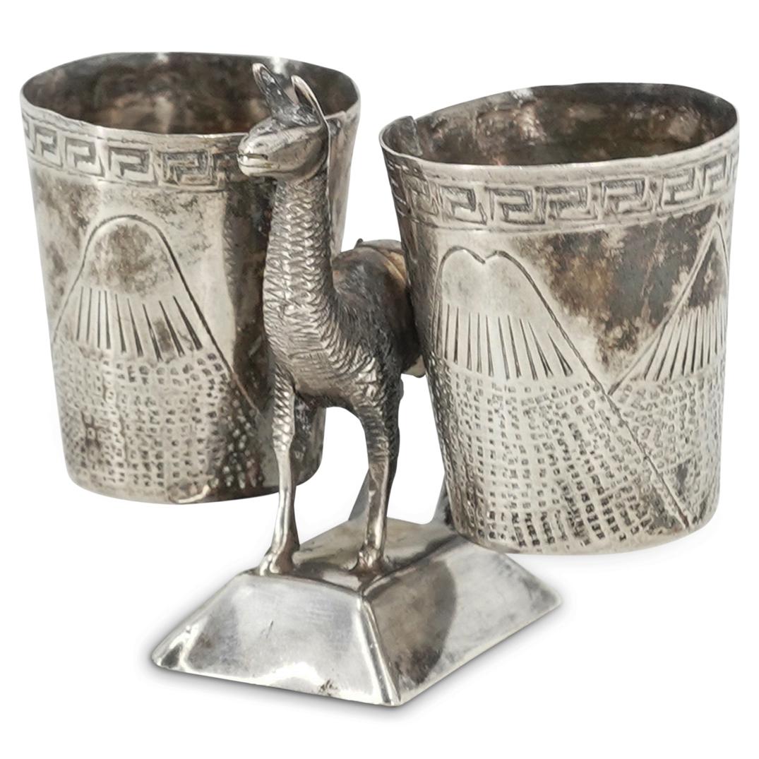 Peruvian Sterling Silver Toothpick Holder (1 of 4)