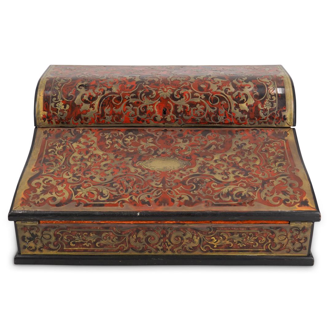 French Wood And Bronze Portable Desk Set (1 of 6)