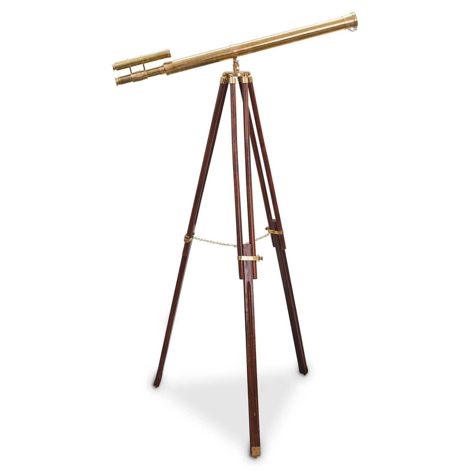 Brass Telescope Mounted On Tripod (1 of 12)