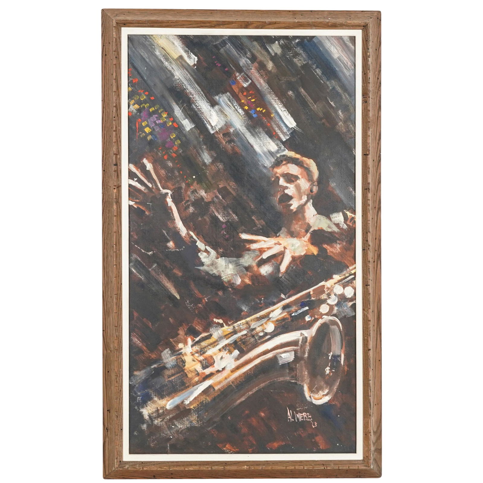 Signed Al Webb Painting On Canvas (1 of 5)