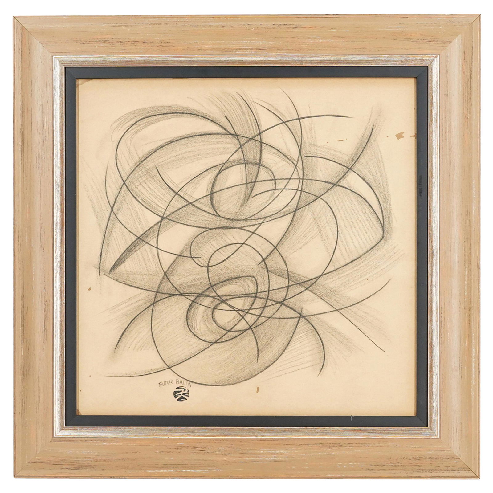 Attrib. Giacomo Balla (Italian,1871-1958) Pencil Sketch (1 of 7)