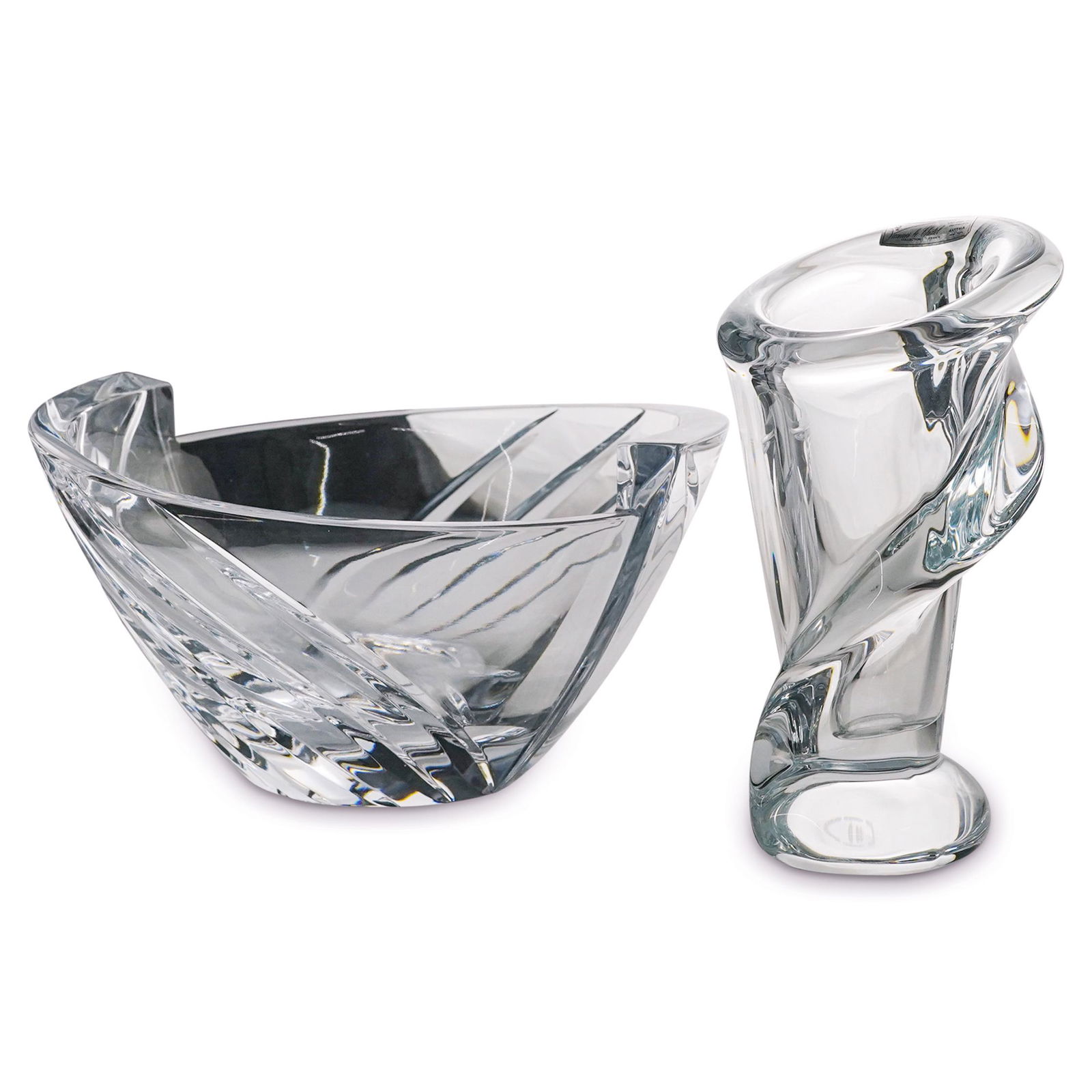 (2 Pc) Crystal Bowl & Vase Set (1 of 11)