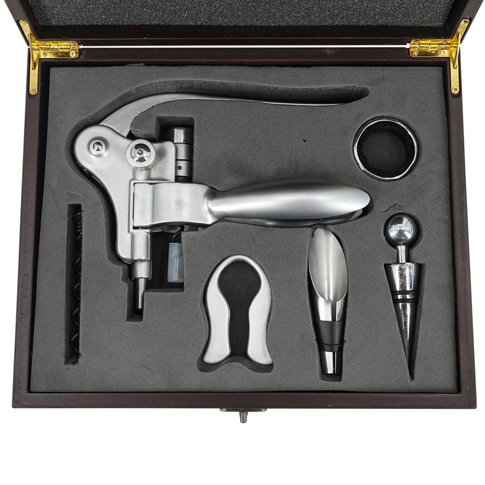Connoisseur Corkscrew Deluxe Wood Box Set (1 of 6)