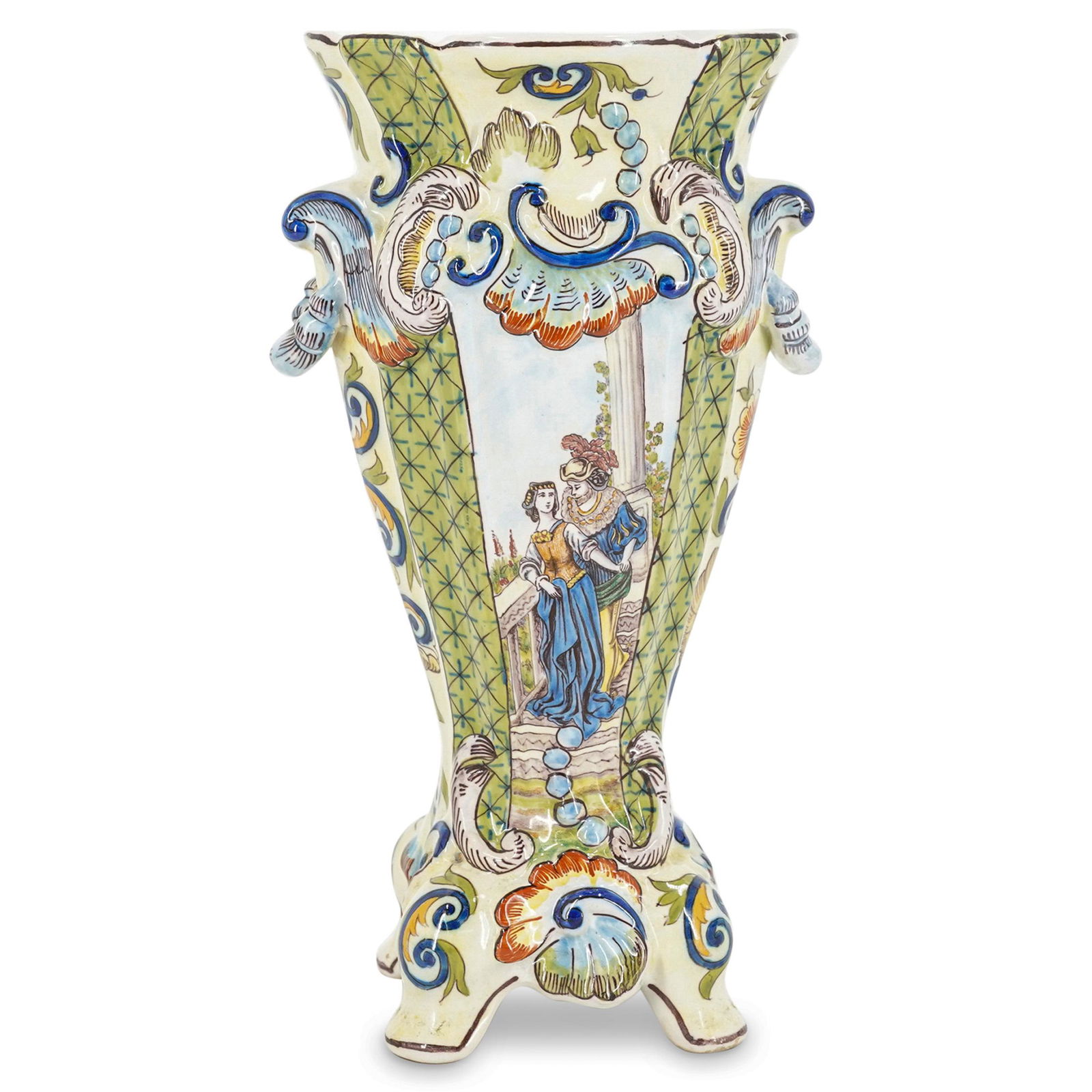 European Four-Footed Vase (1 of 9)