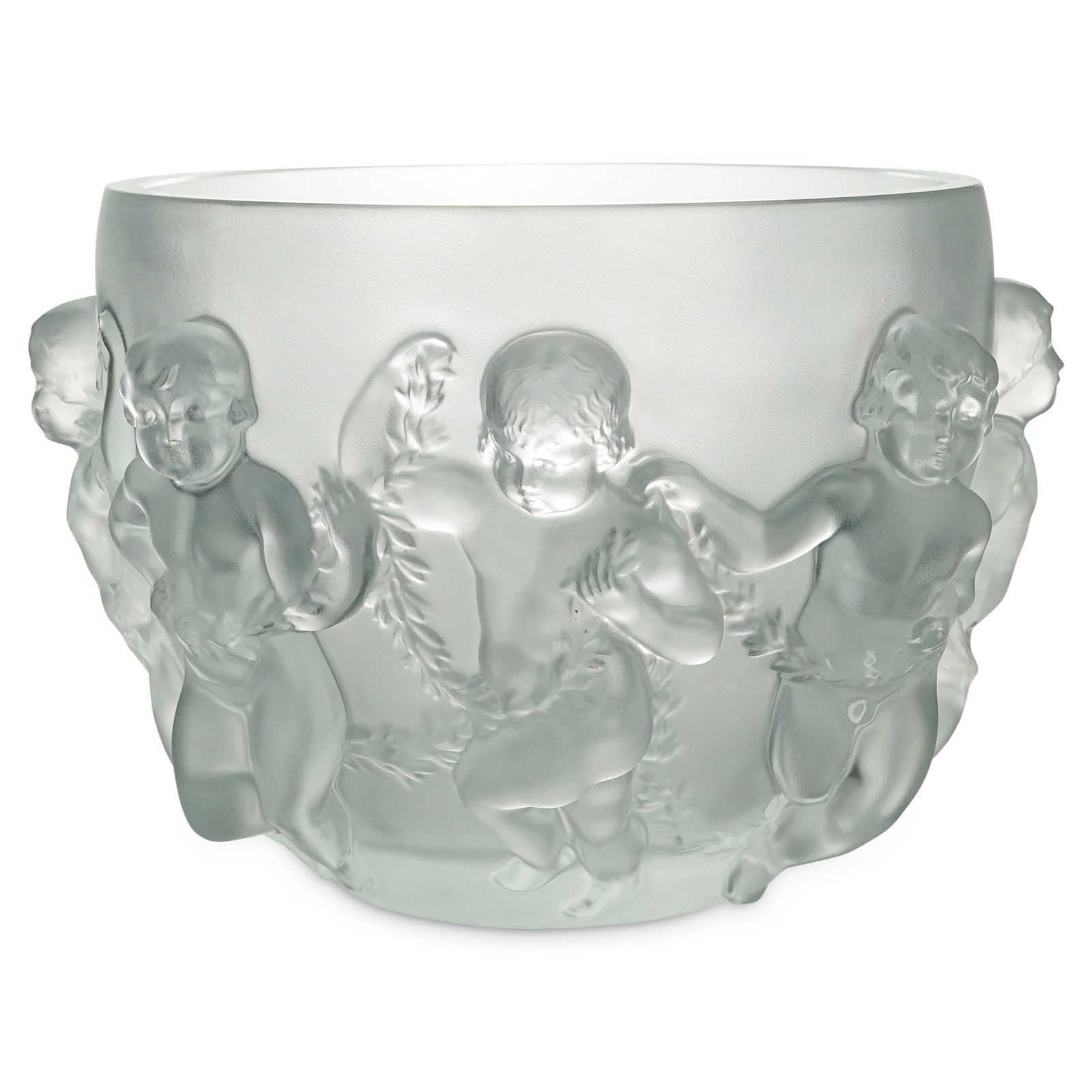 Large Lalique Luxembourg Crystal Bowl (1 of 7)