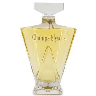 Large Display Guerlain Champs-Elysees Perfume Bottle: DESCRIPTION: A vintage large display Guerlain Champs-Elysees factice dummy perfume bottle. CIRCA: 20th Century. ORIGIN: France. DIMENSIONS: H: 15 1/2" W: 9 1/2". Have a similar item to sell? Contact: