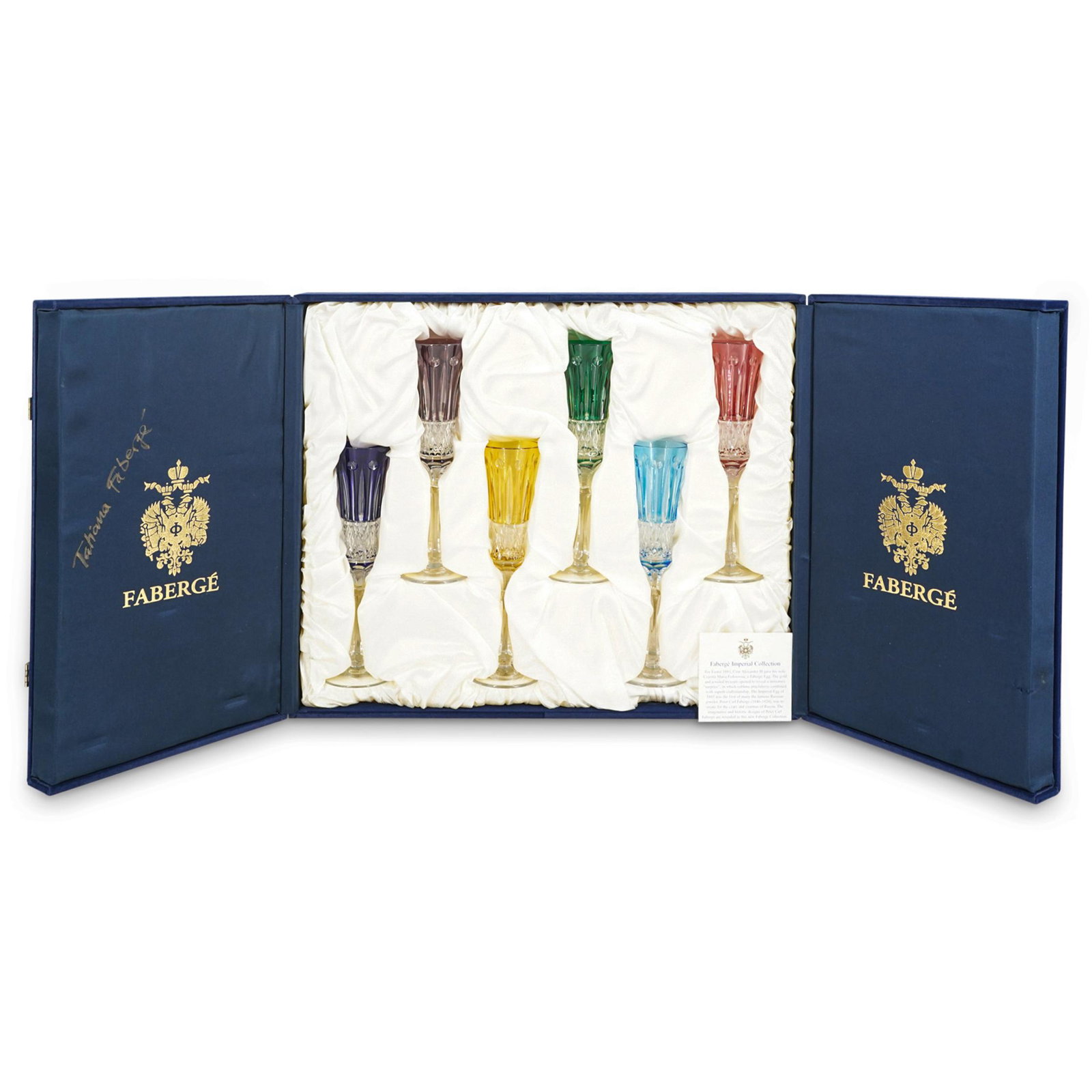 (6 Pc) Faberge Imperial Collection Crystal Stemware Set (1 of 9)