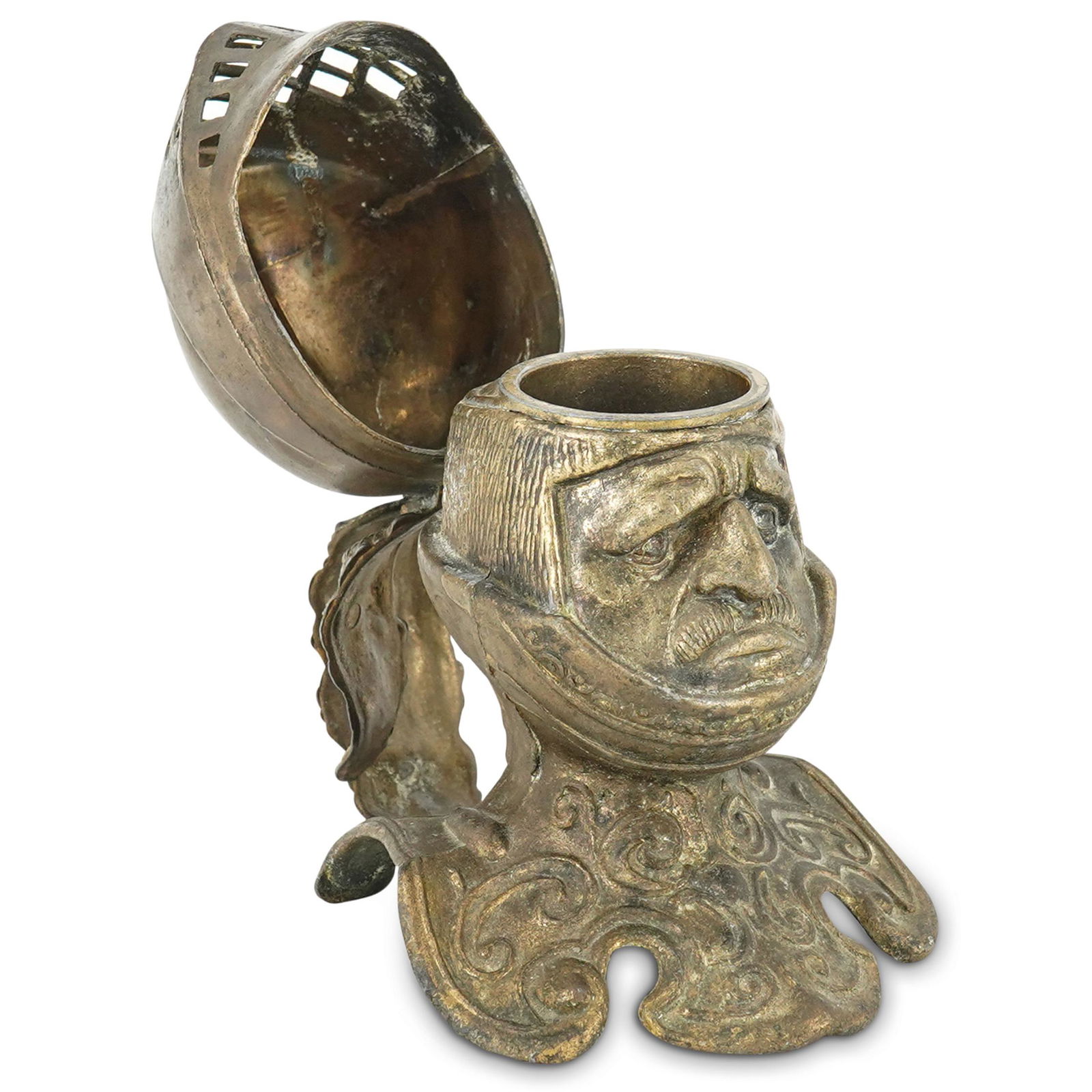 Bronze Knight Helmet Inkwell (1 of 10)