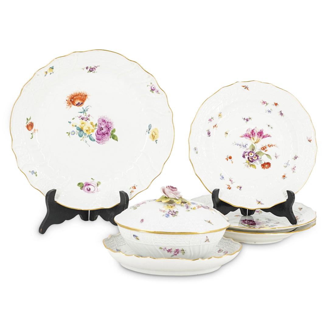 (5 Pc) Meissen Tableware Lot (1 of 10)