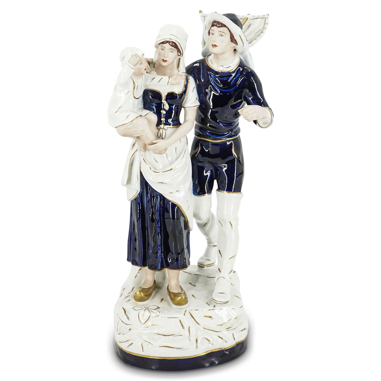Large Royal Dux Glazed Porcelain Group (1 of 9)