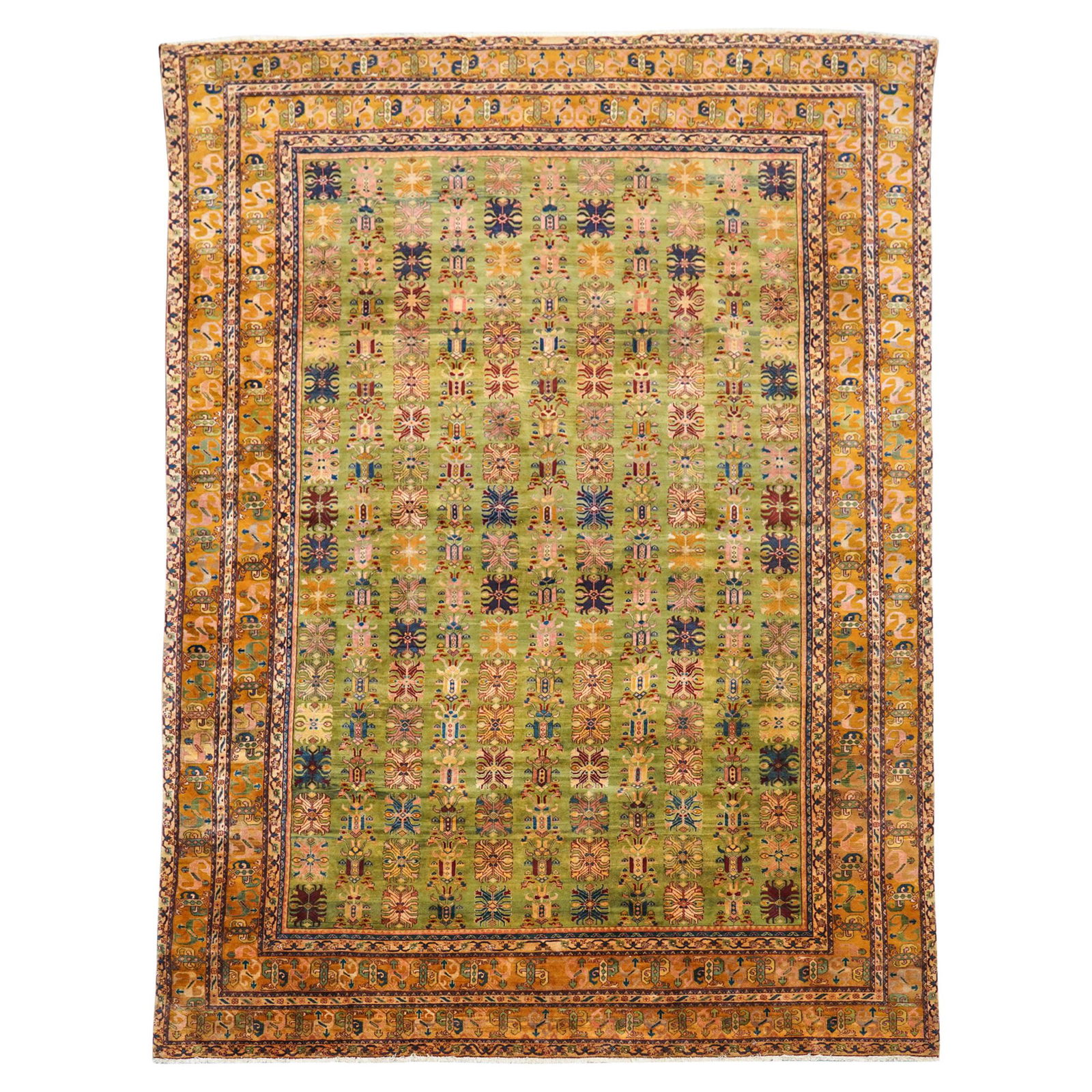 Large Golden Oriental Rug (1 of 6)