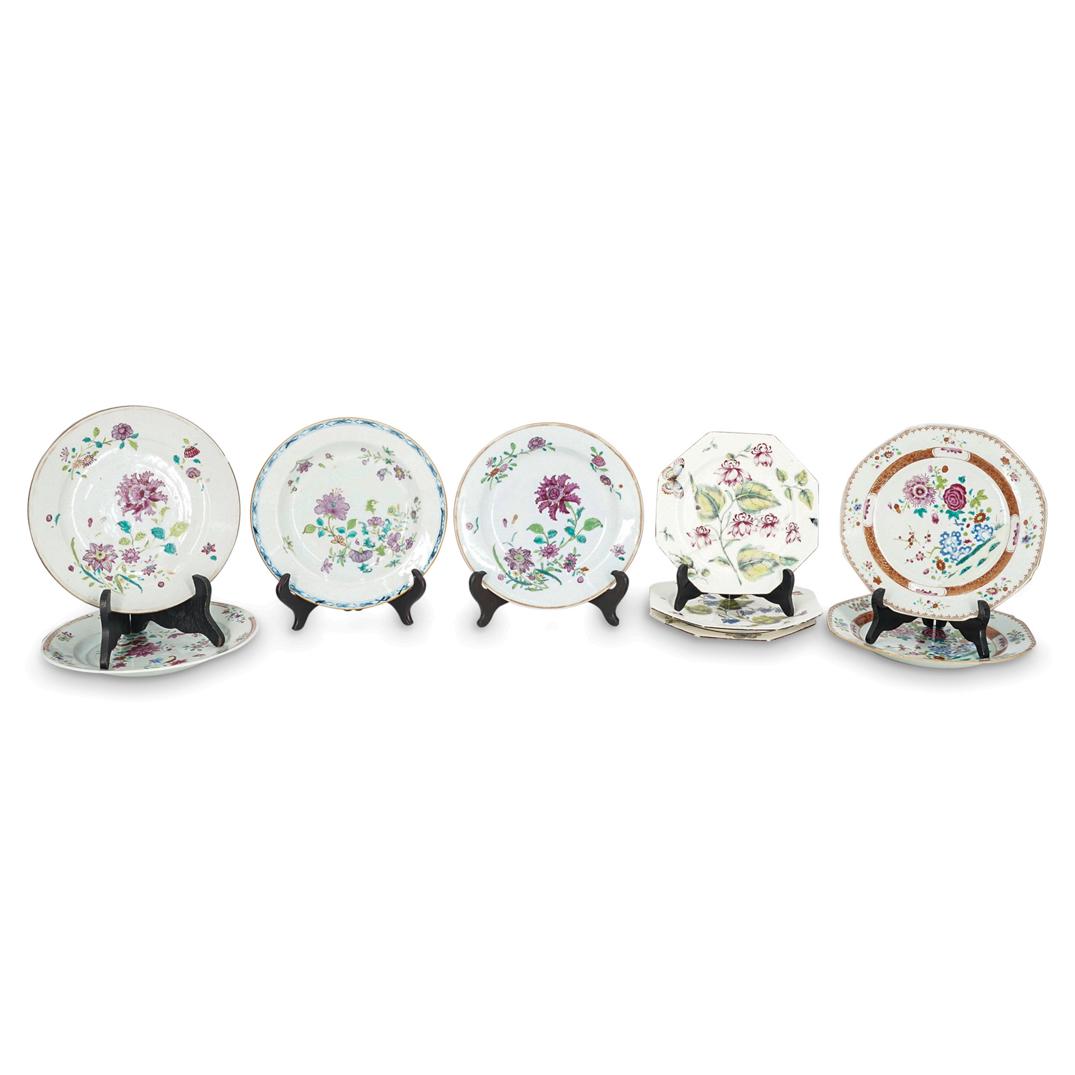 (9 Pc) Chinese Export Plate Lot (1 of 15)