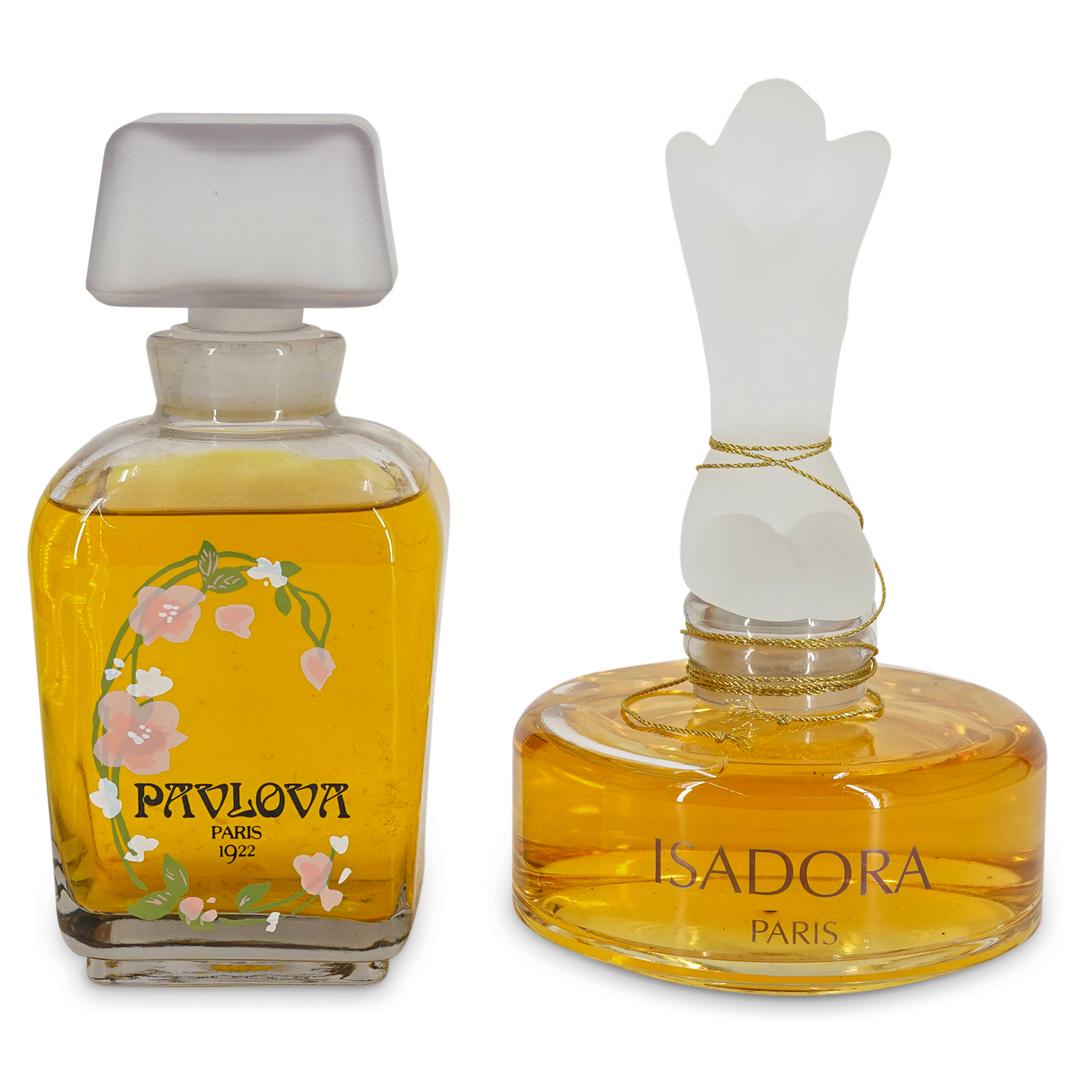 (2 Pc) Large Isadora & Pavlova Display Factice Perfume (1 of 6)