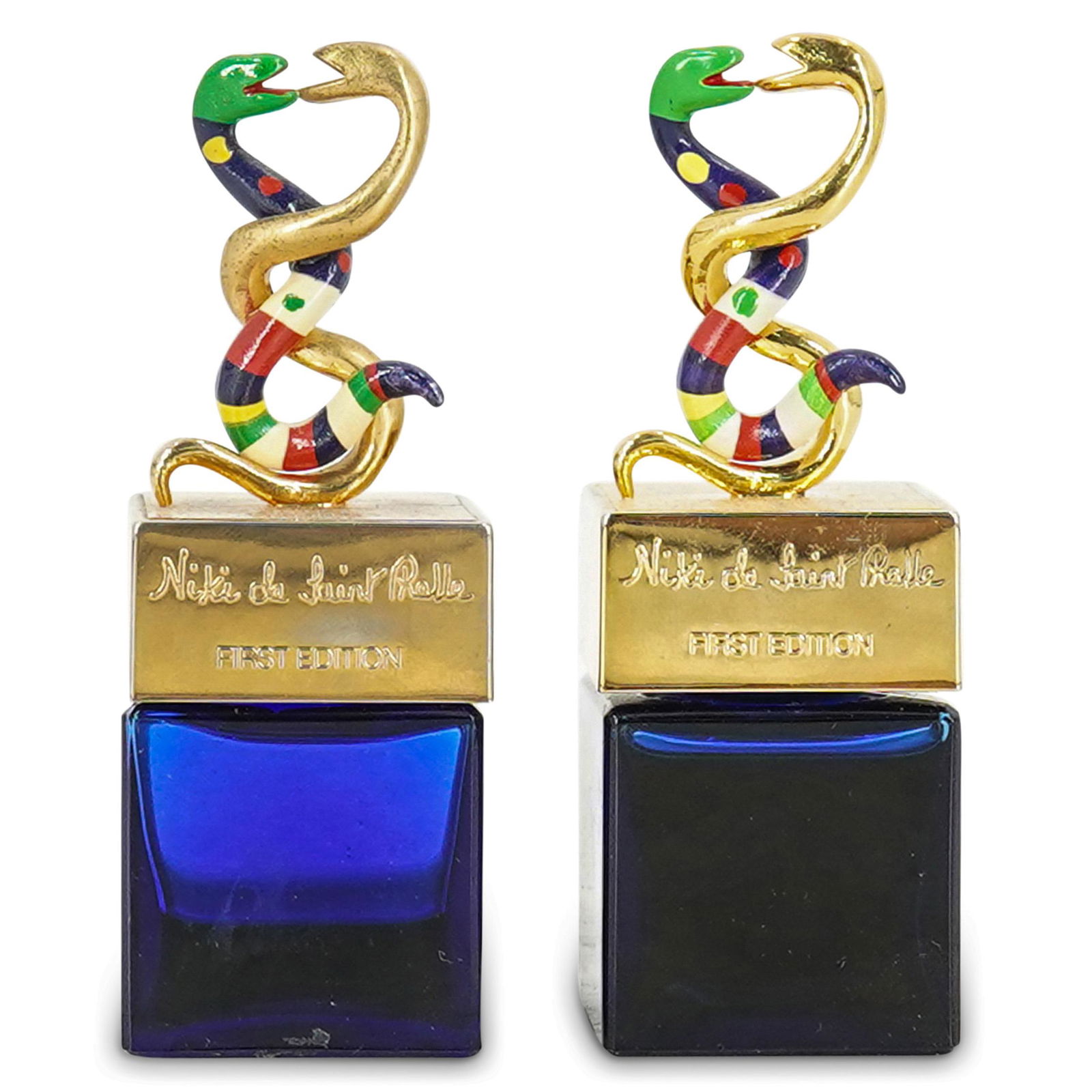 (2 Pc) Niki De Saint Phalle First Edition Miniature (1 of 6)