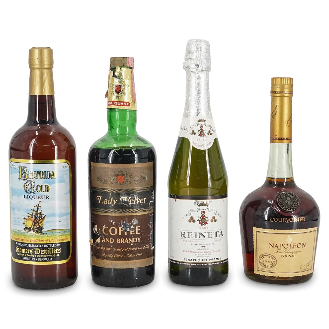 (4 Pc) Grouping Set Of Assorted Liquor Bottles (1 of 10)