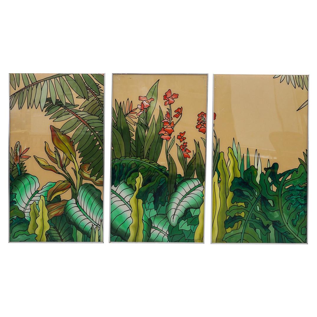 Architectural Salvage Botanical Triptych (1 of 10)