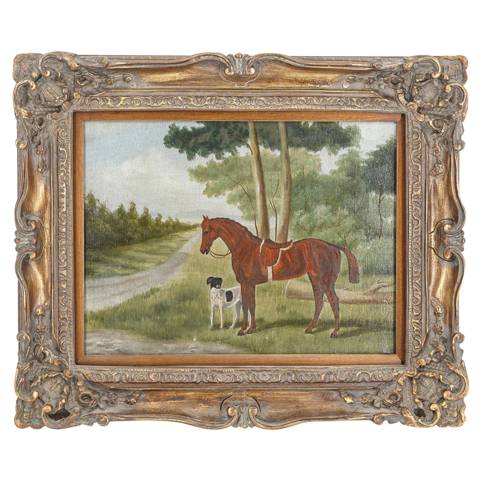 (American School) Equestrian Oil On Canvas (1 of 7)
