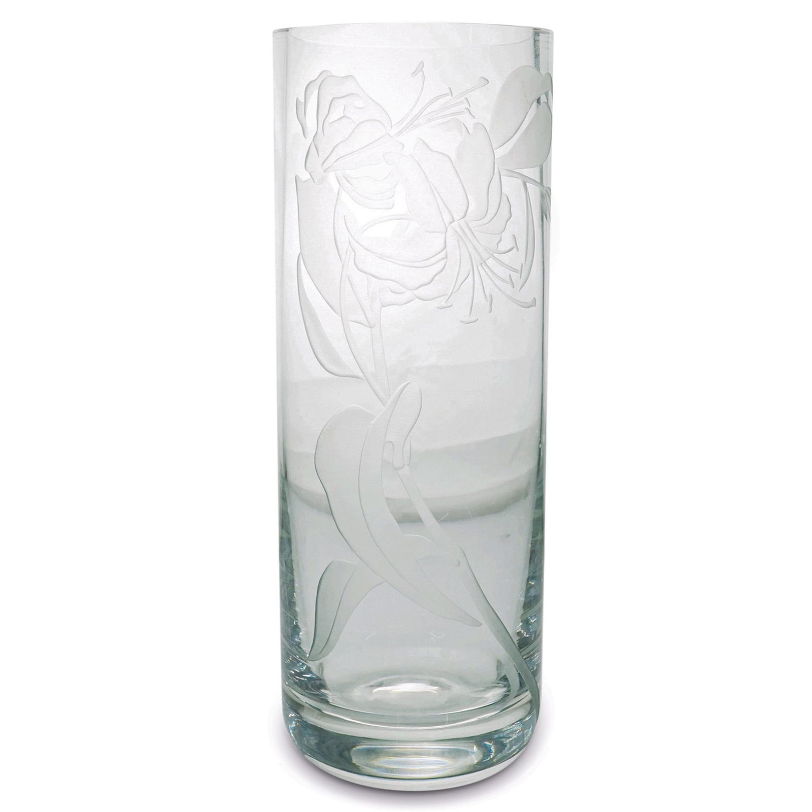 Signed R.M. Yates Crystal Vase (1 of 7)