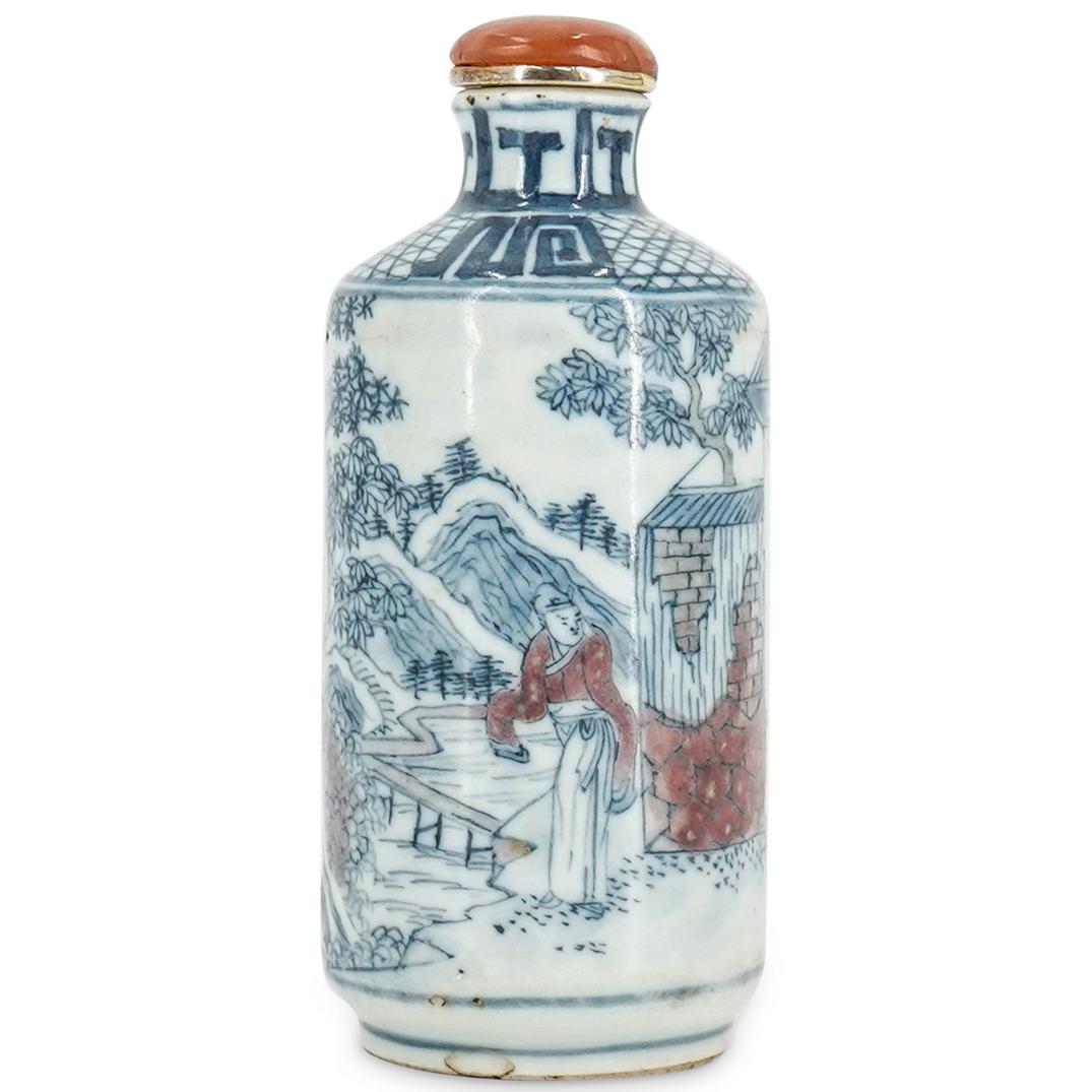 Chinese Qing Dynasty Porcelain Snuff Bottle (1 of 6)