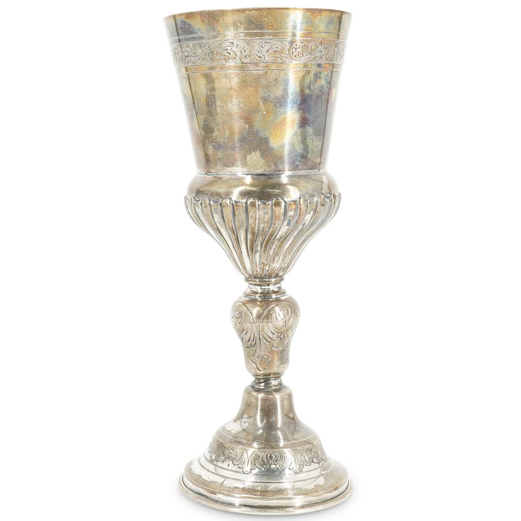 Judaica Silver Kiddush Cup (1 of 5)