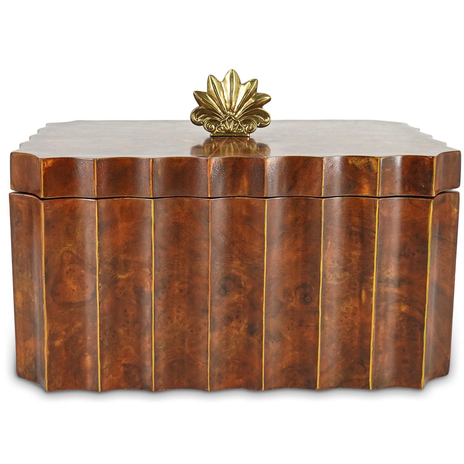 Maitland-Smith Style Burl Wood Box (1 of 8)