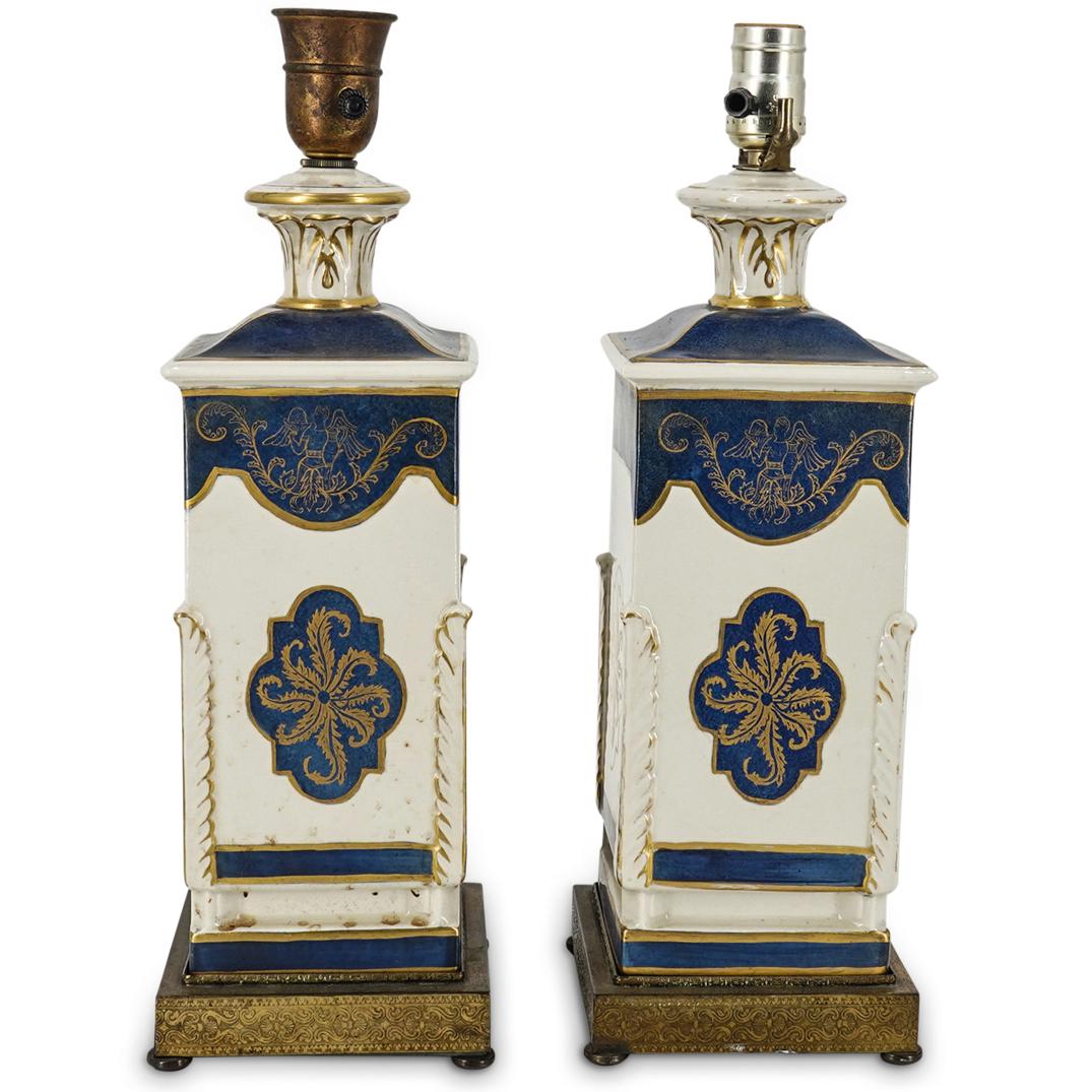 Antique Porcelain Table Lamps (1 of 12)