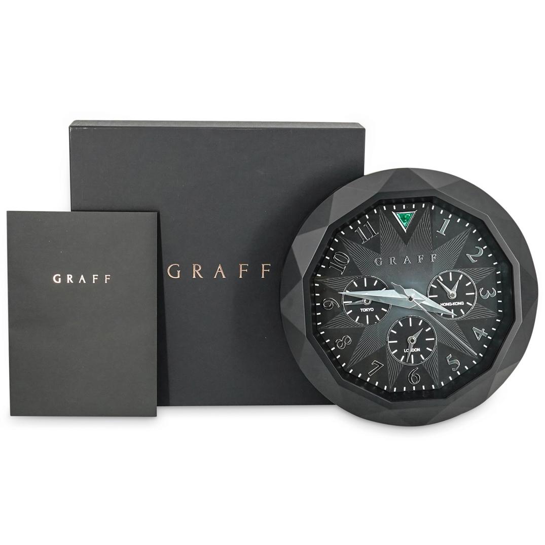 Graff Base Metal Triple Time Zone Wall Clock (1 of 8)
