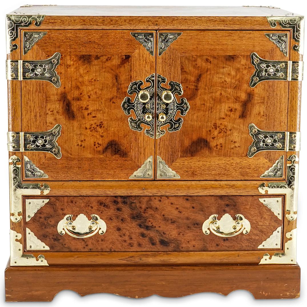 Vintage Burl Wood Jewelry Box (1 of 8)