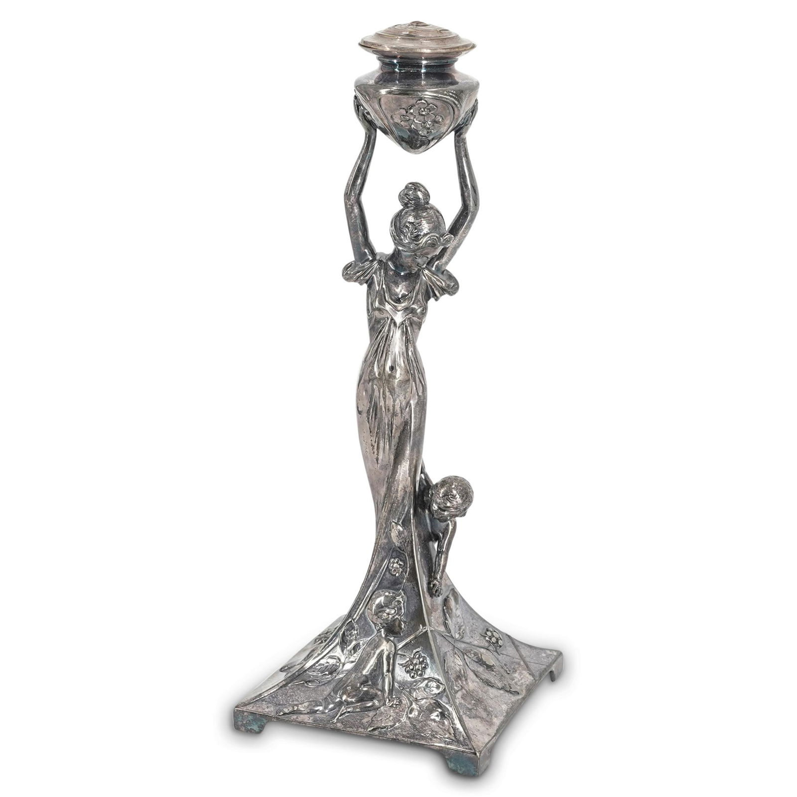 Art Nouveau Viennese Albert Kohler Figural Statue (1 of 12)