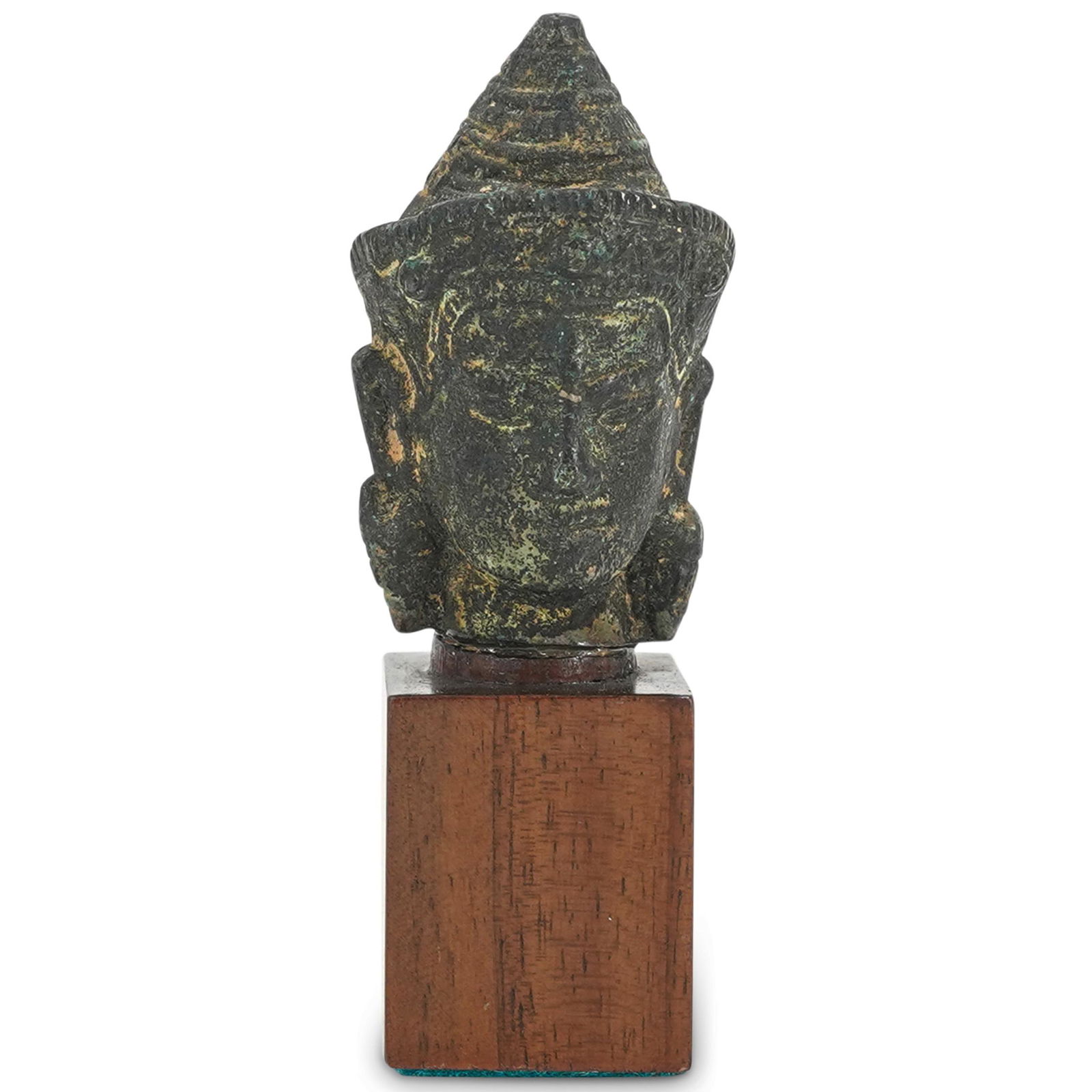 Medieval Thai Bronze Buddha Head (1 of 6)