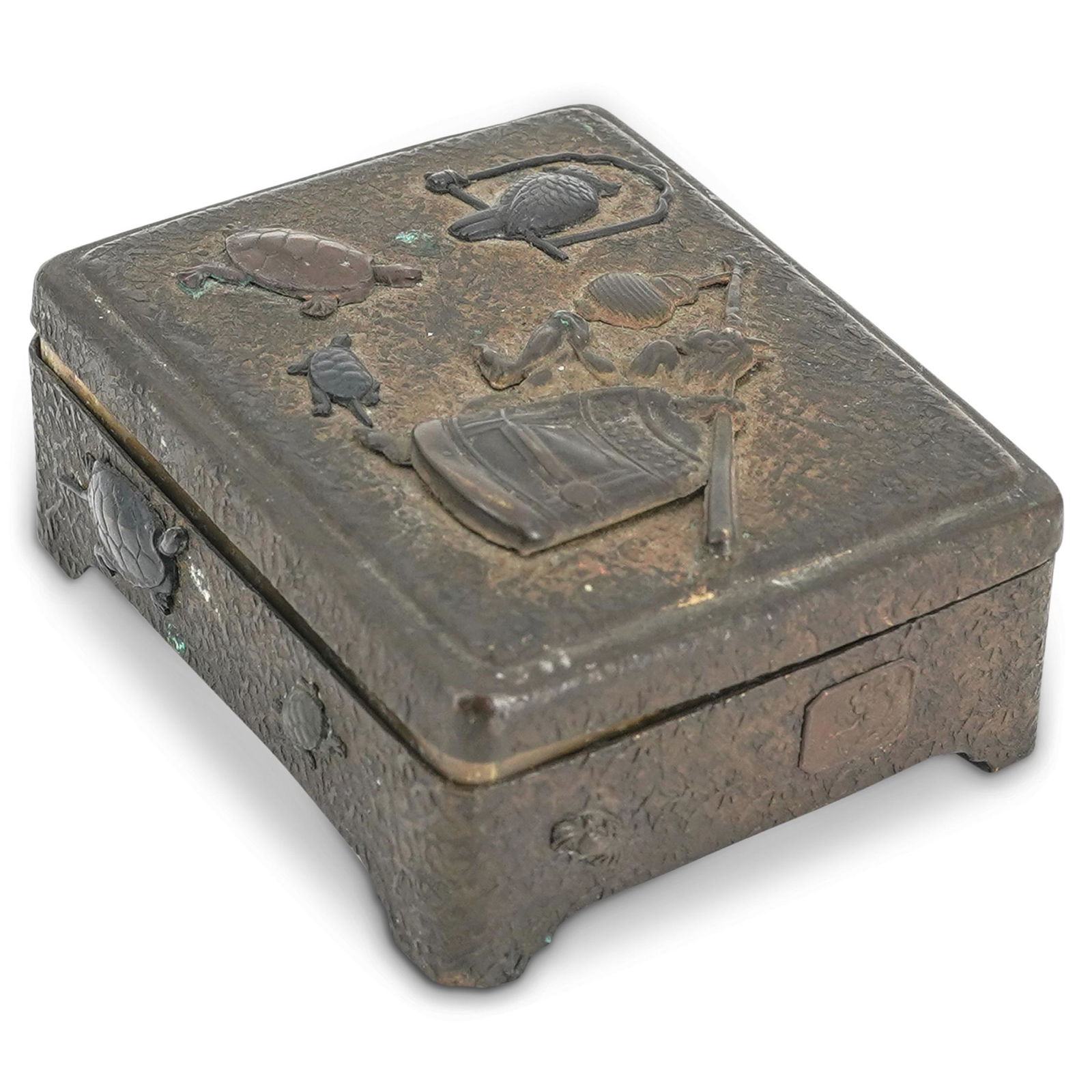 19th Century Japanese Copper Box (1 of 7)