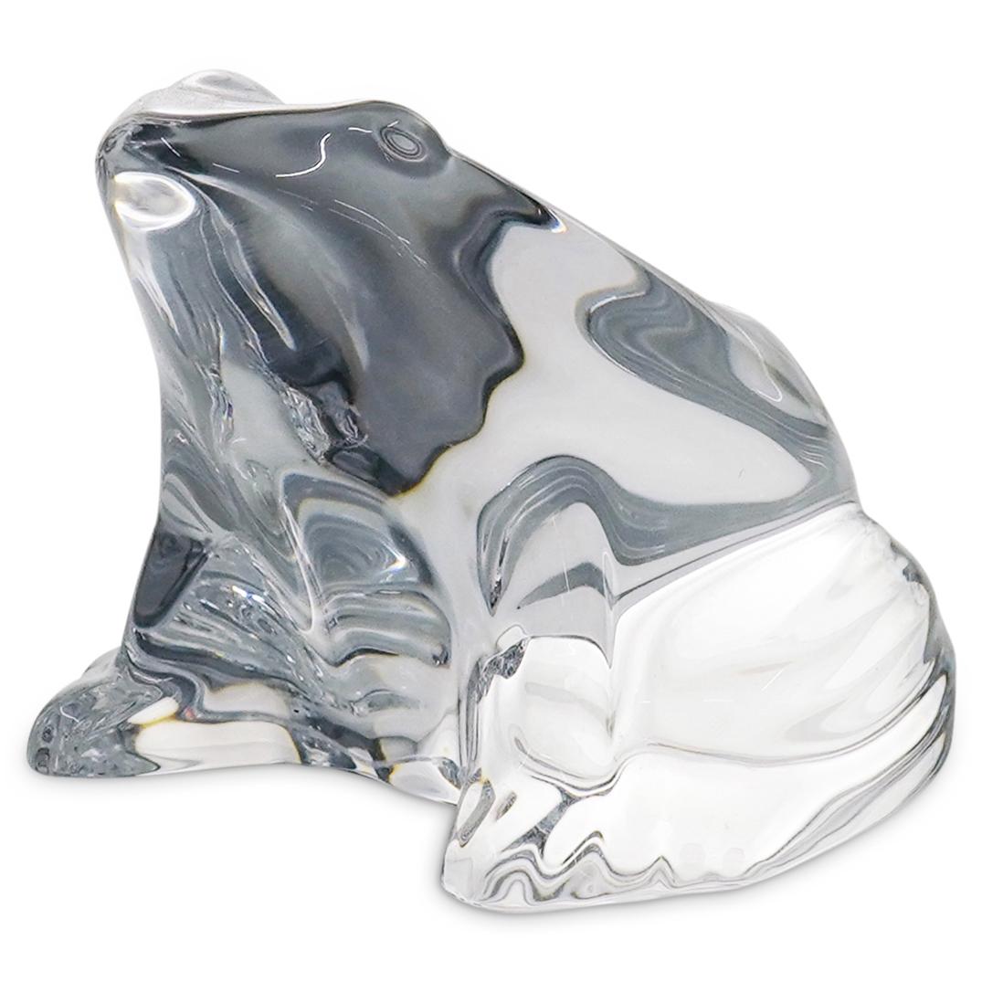 Baccarat Crystal Frog (1 of 3)