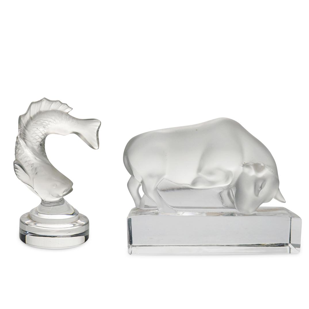 (2 pc) Lalique Crystal Lot (1 of 9)