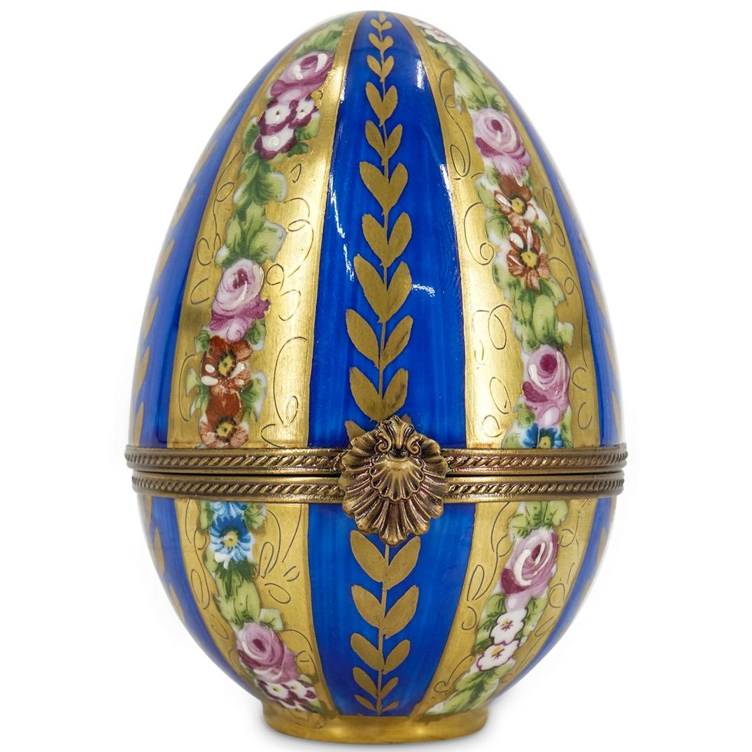 Limoges Porcelain Egg Box (1 of 4)