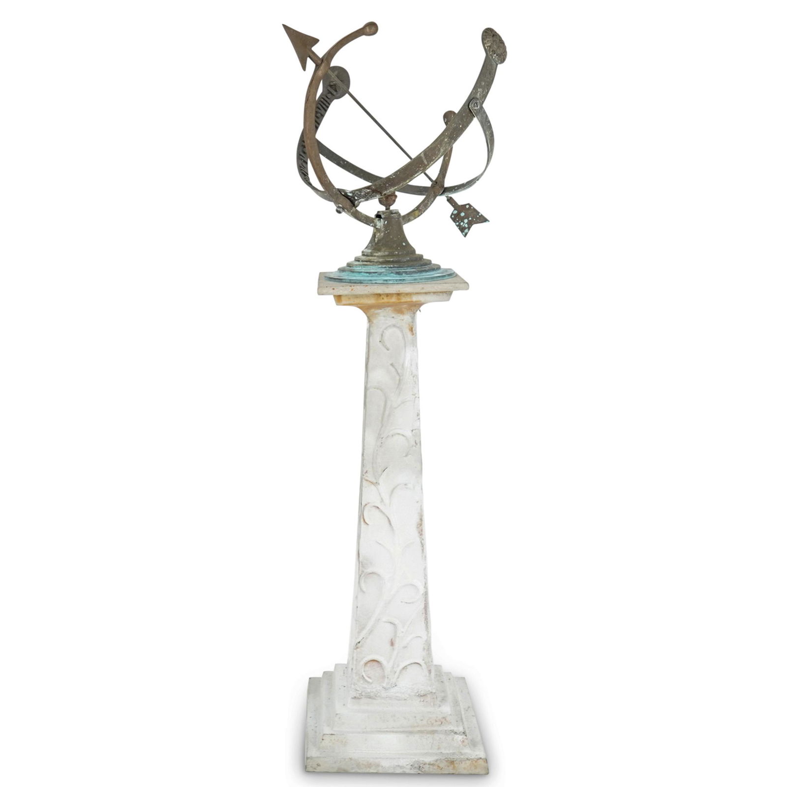 Cast Metal Sundial Pedestal (1 of 7)