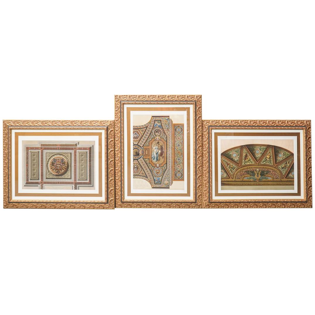 (3 Pc) Palais Garnier Lithograph Prints (1 of 18)