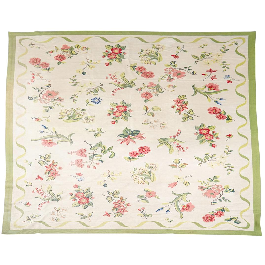 Portuguese Wool Needlepoint Large Rug (1 of 11)